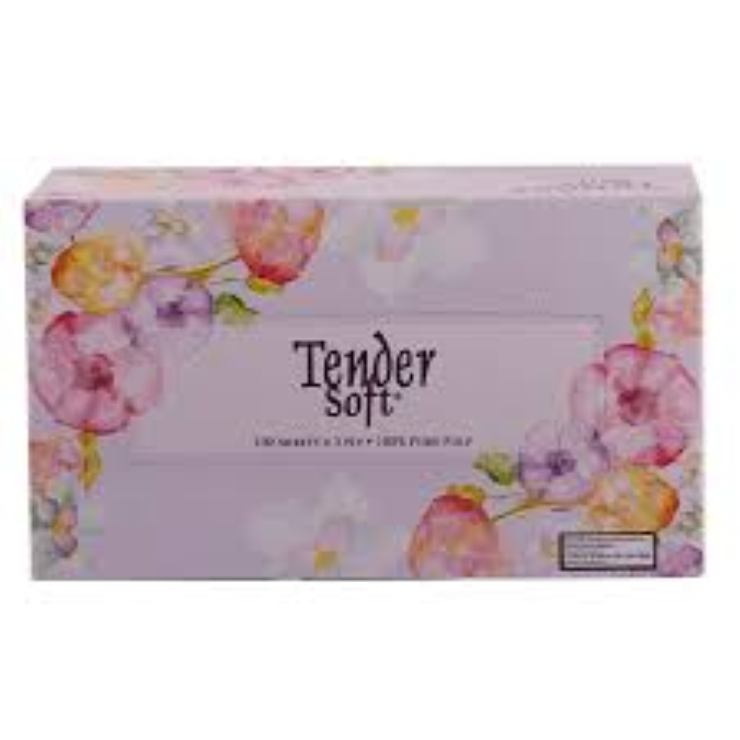 TENDER SOFT FACIAL TISSUE 3PLY 100s